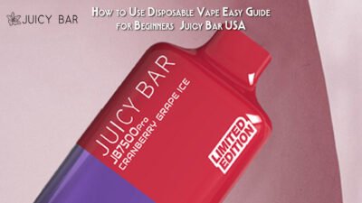 How to Use Disposable Vape Easy Guide for Beginners Juicy Bar USA